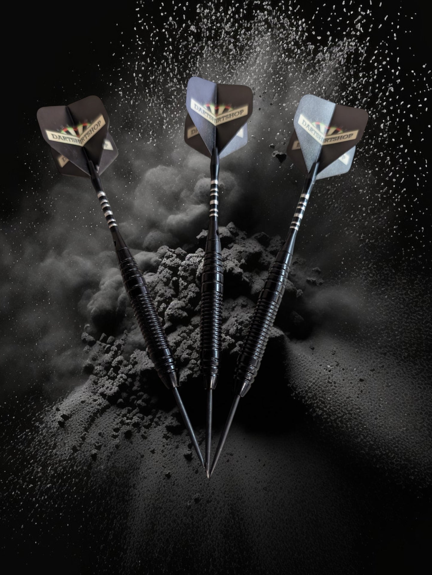 Darts Set "Dartshirtshop Black Edition "