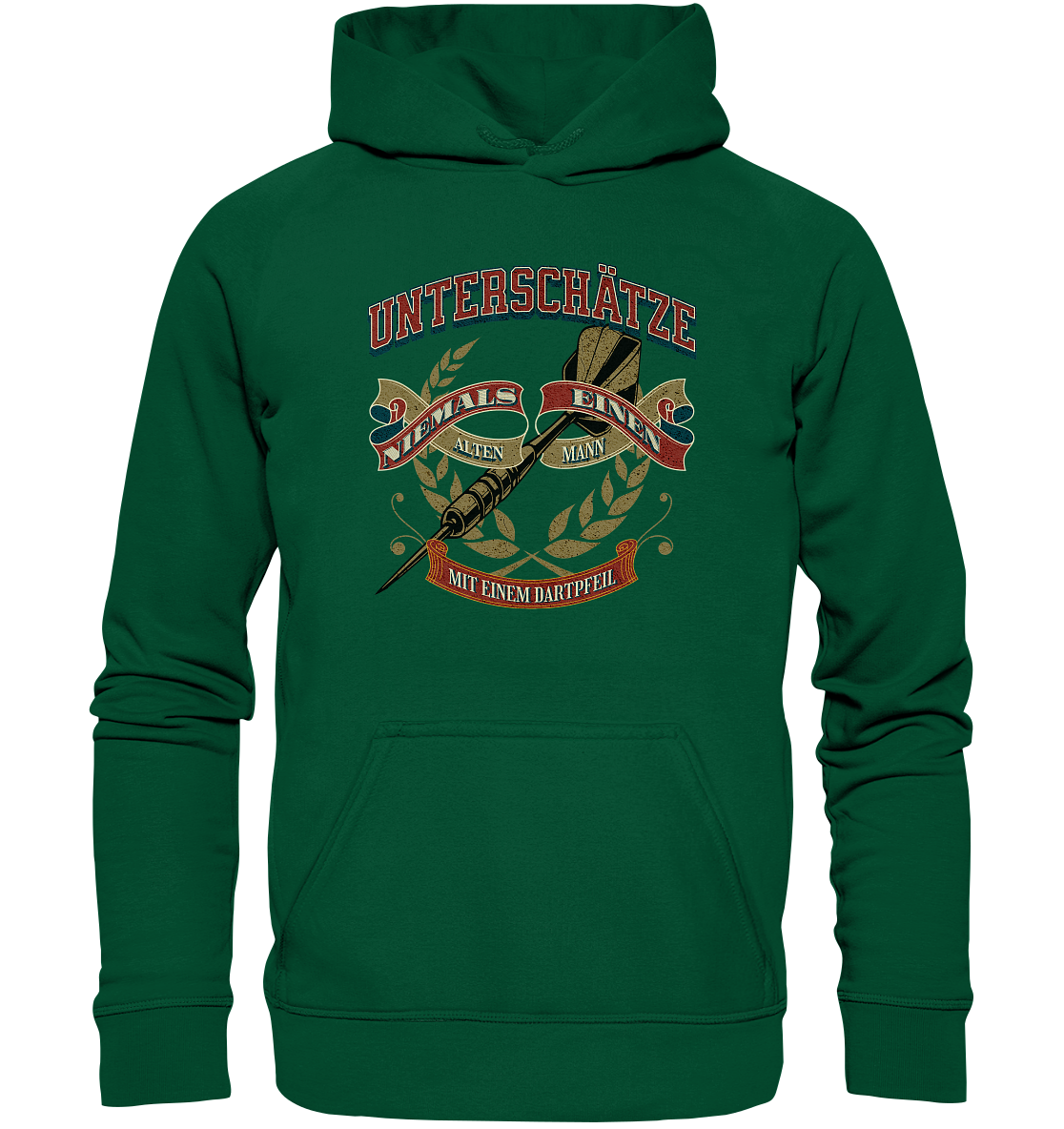 Unterschätze niemals... - Basic Unisex Hoodie