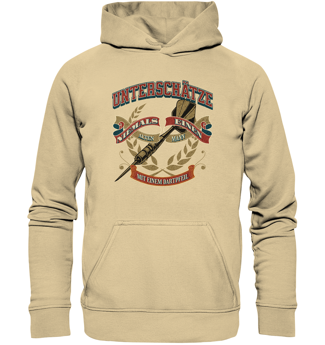 Unterschätze niemals... - Basic Unisex Hoodie