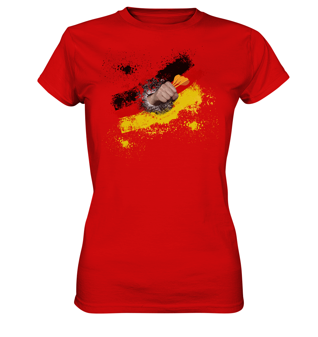 "Deutschland Faust" - Ladies Premium Shirt