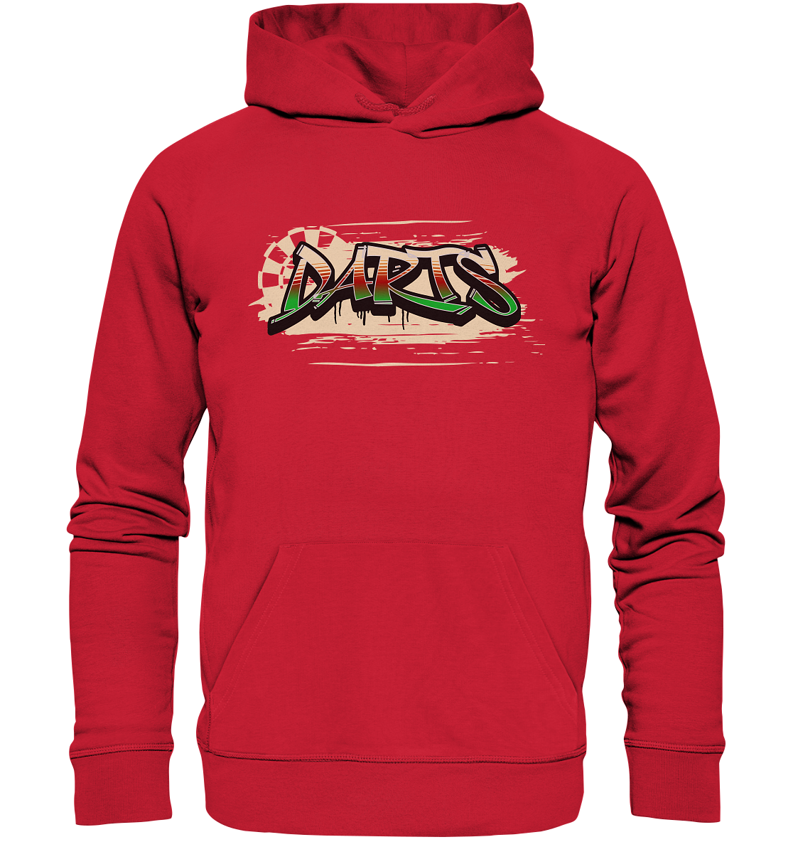 "Darts Graffiti" - Premium Unisex Hoodie