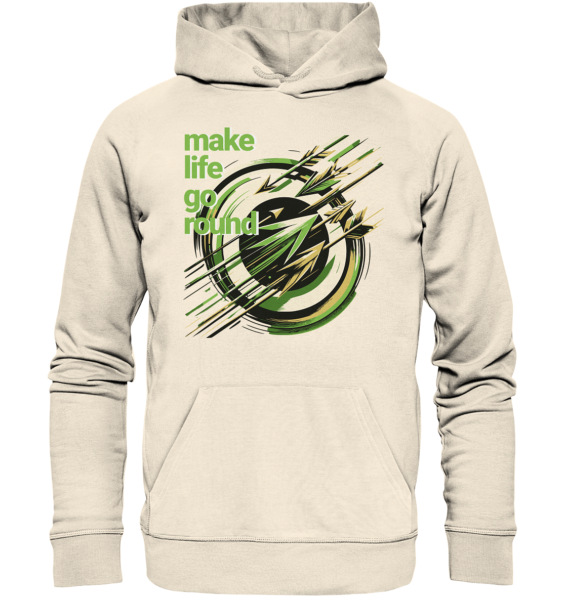 make life go round - Unisex Organic Hoodie
