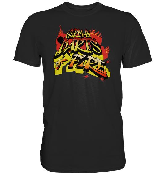 "German Darts on Fire" - Premium Shirt