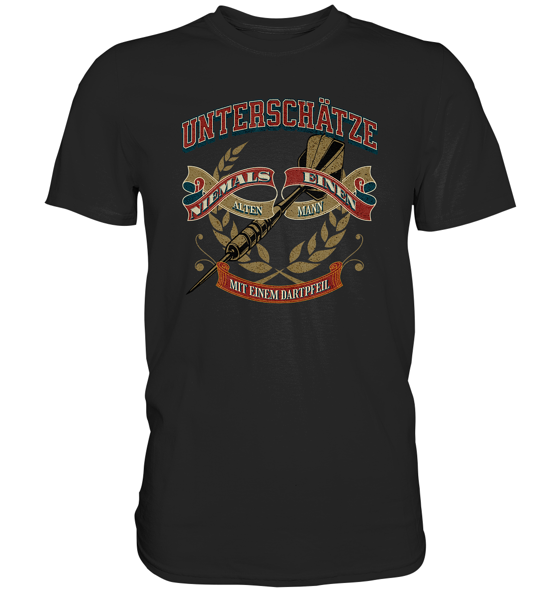 Unterschätze niemals... - Premium Shirt