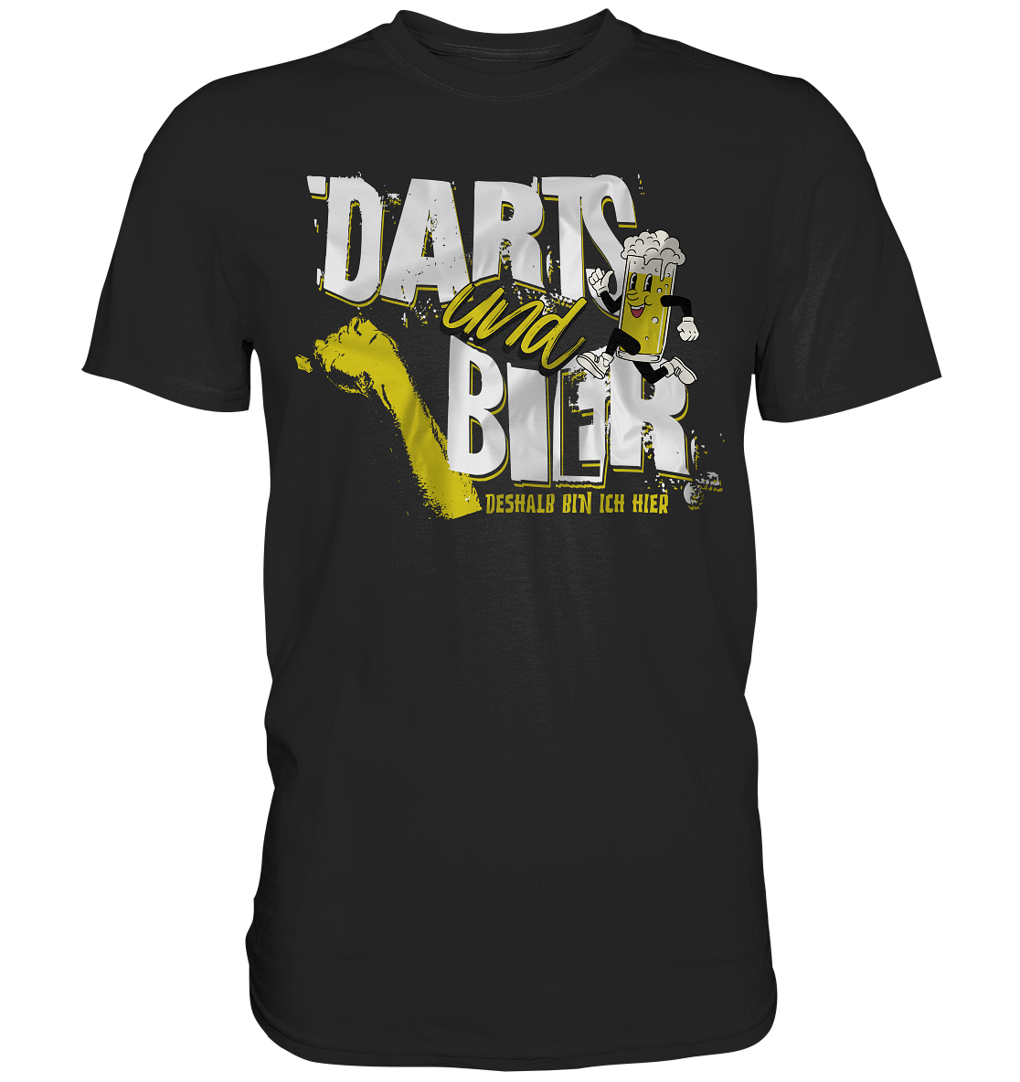 Darts und Bier - Premium Shirt
