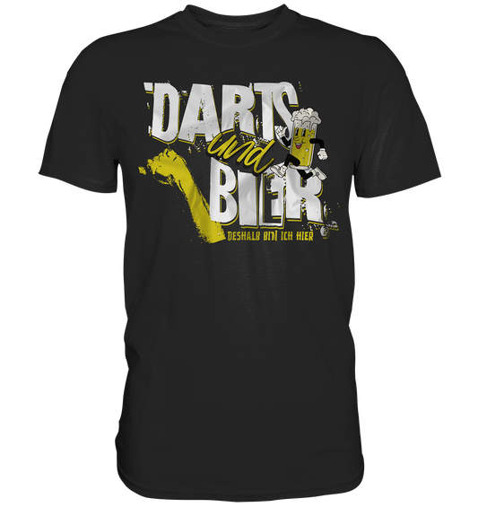 Darts und Bier - Premium Shirt