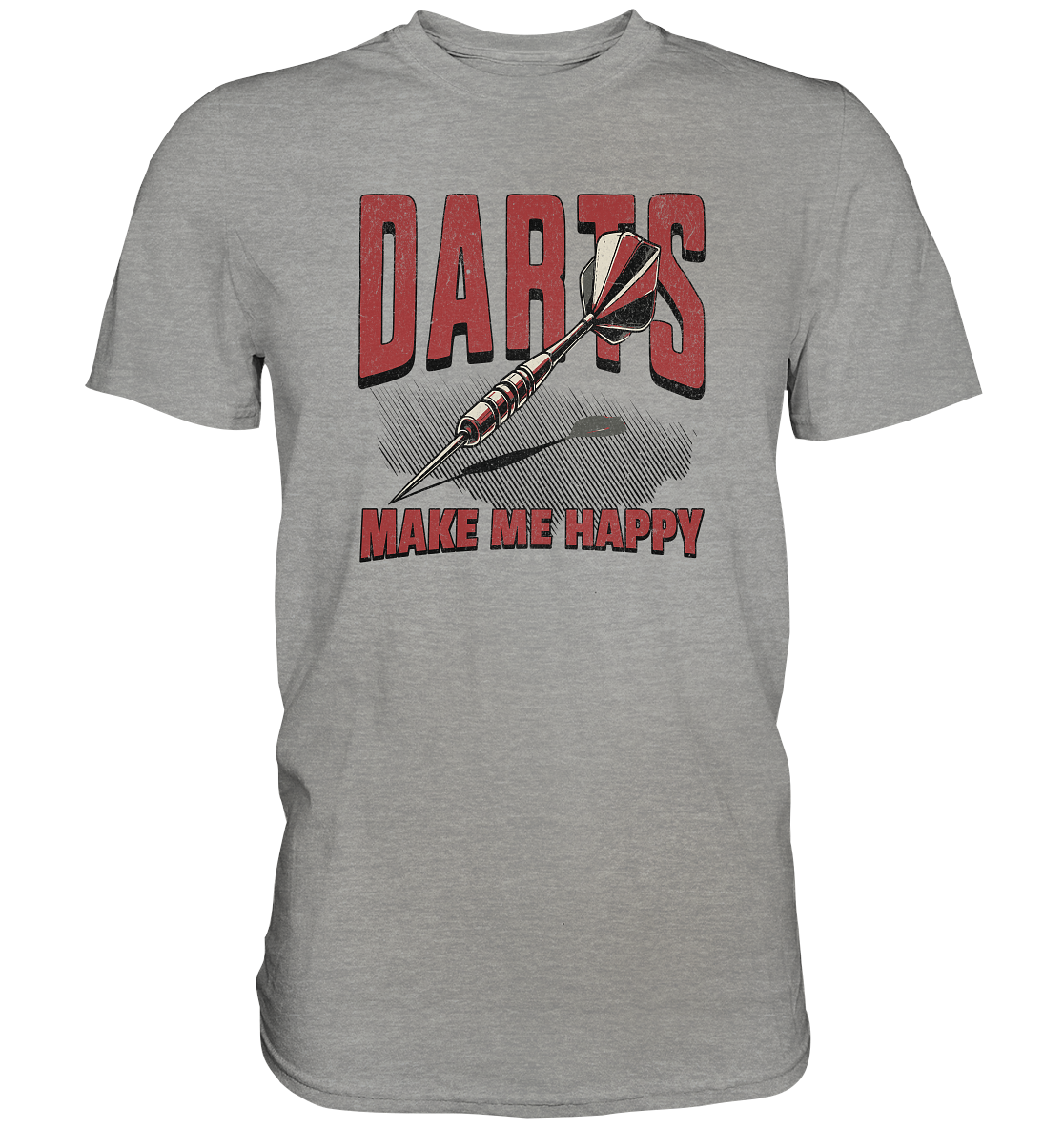 Darts make me happy - Premium Shirt