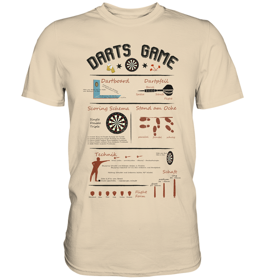 "Darts Game Basics " - Premium Shirt