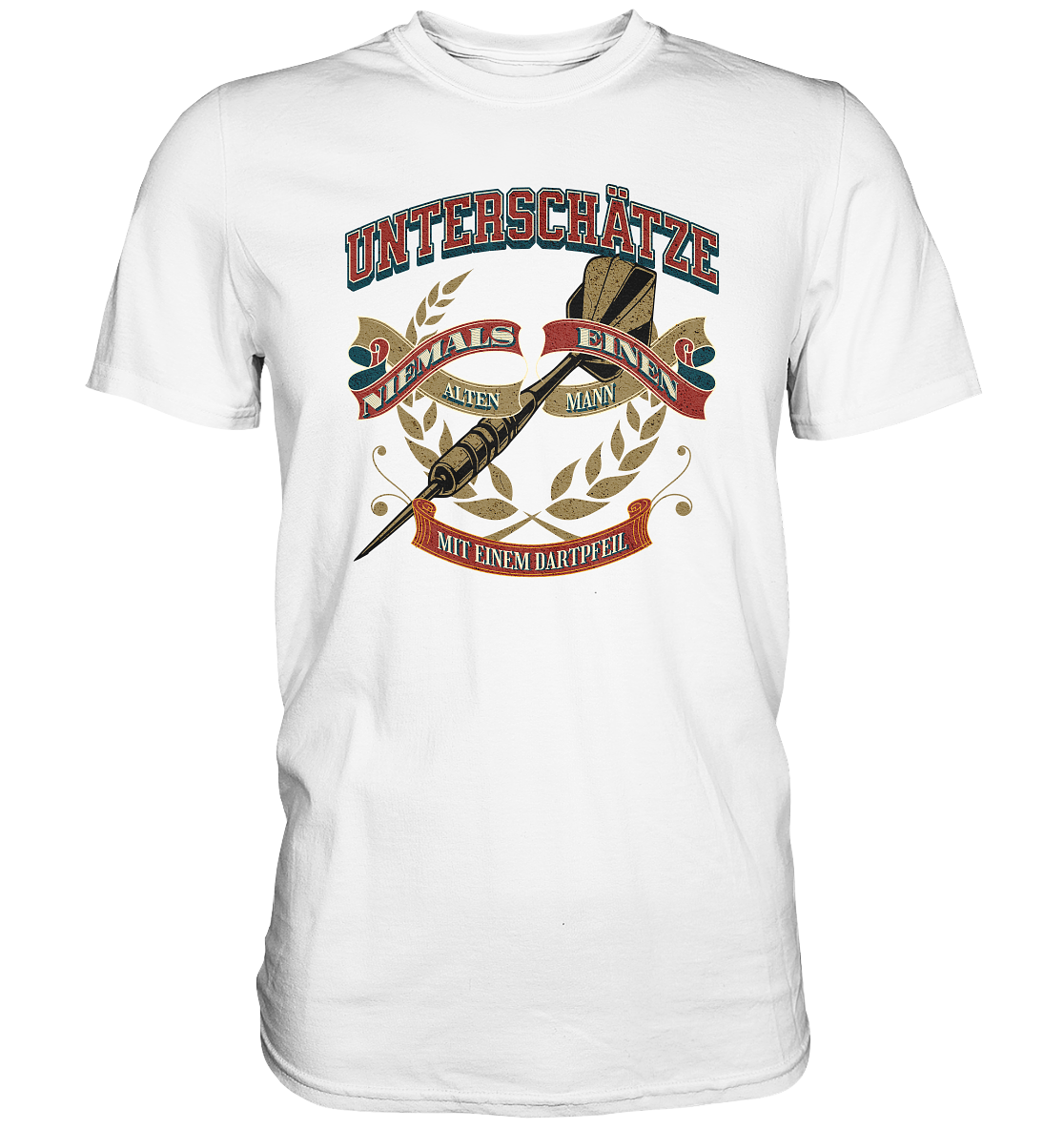 Unterschätze niemals... - Premium Shirt