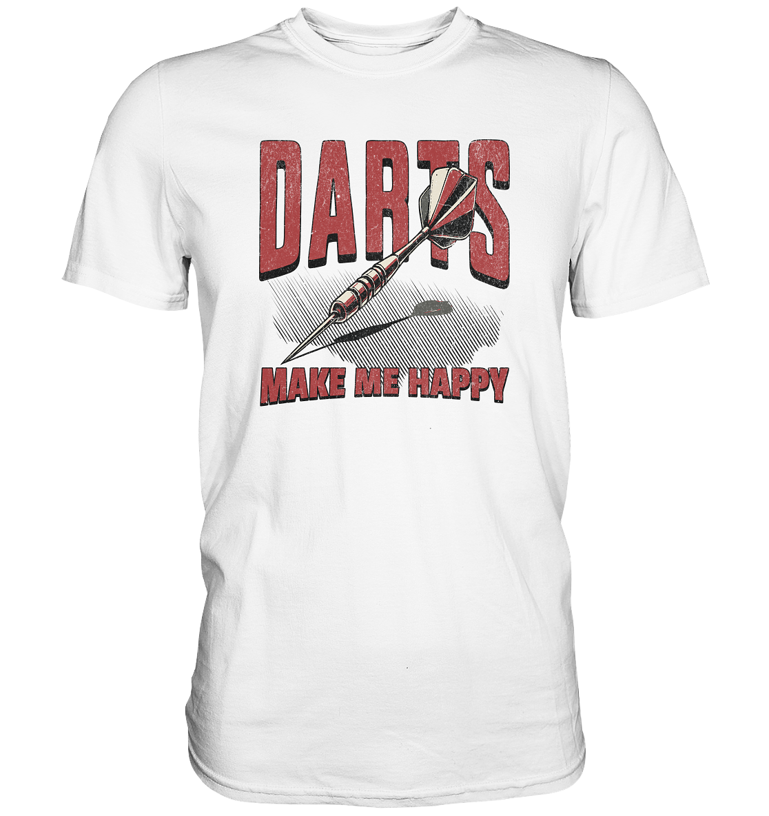 Darts make me happy - Premium Shirt