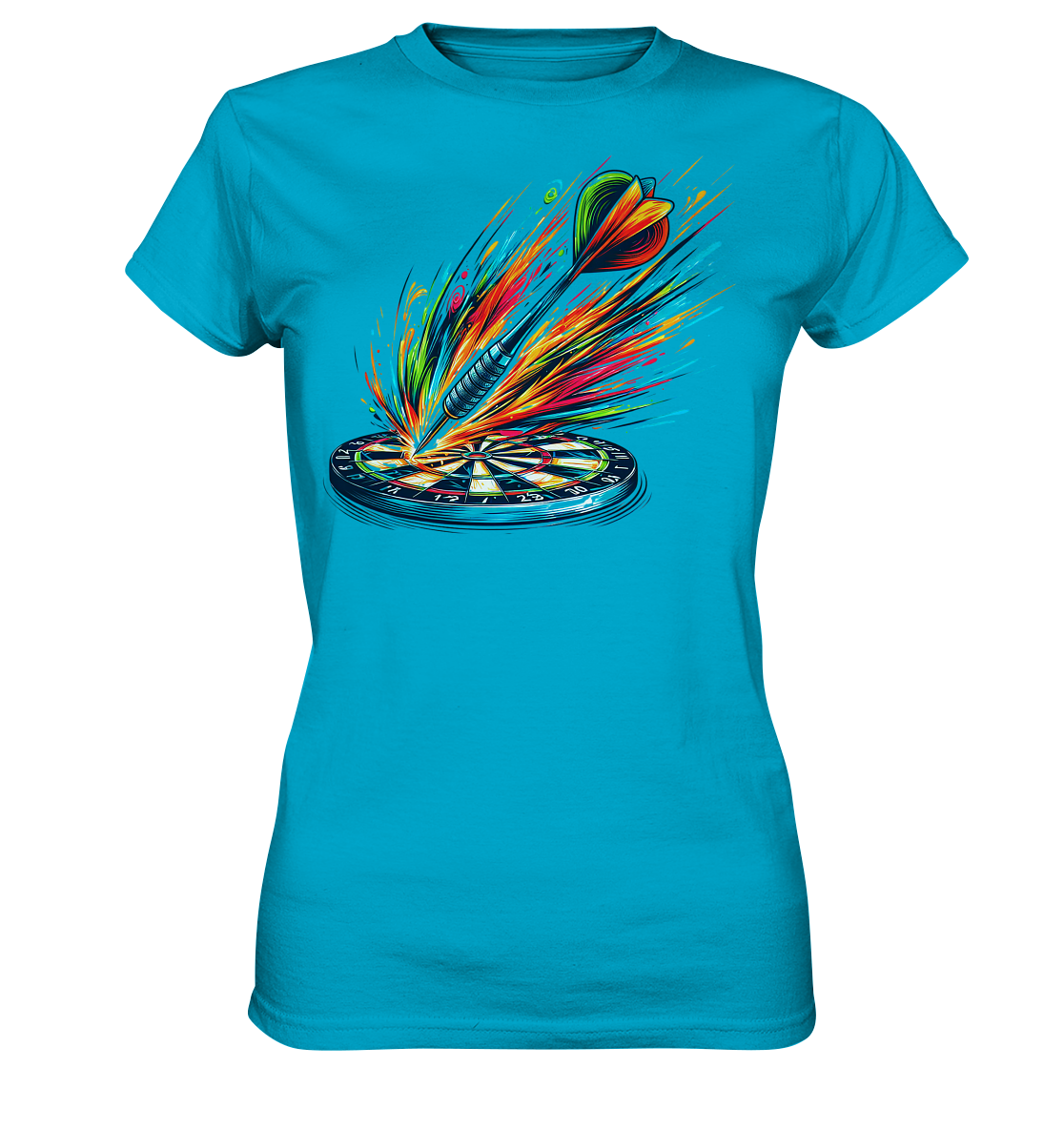 Darts Splash - Womens Premium Classic T-Shirt