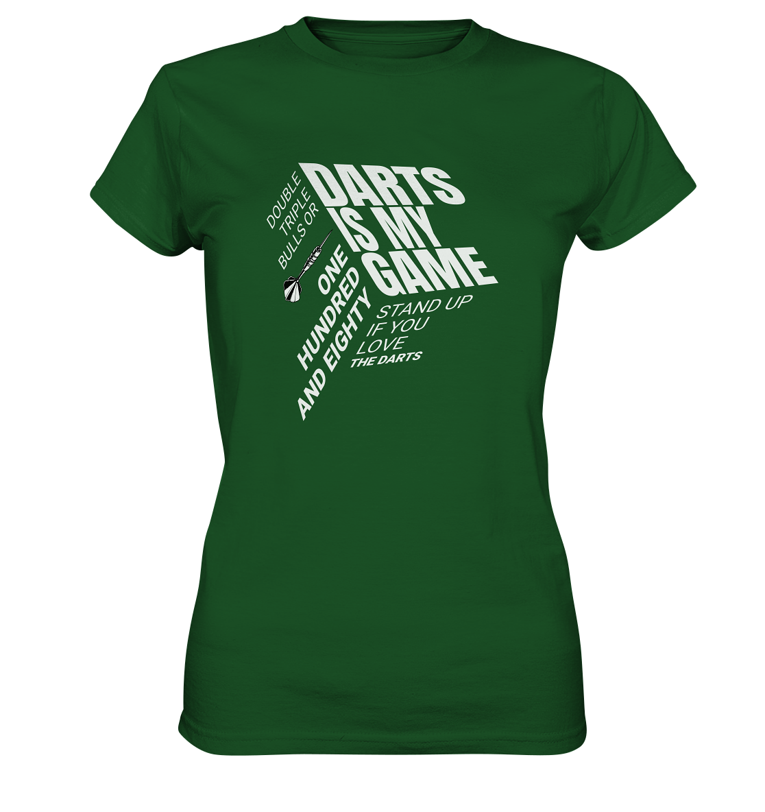 Darts Cube - Womens Premium Classic T-Shirt