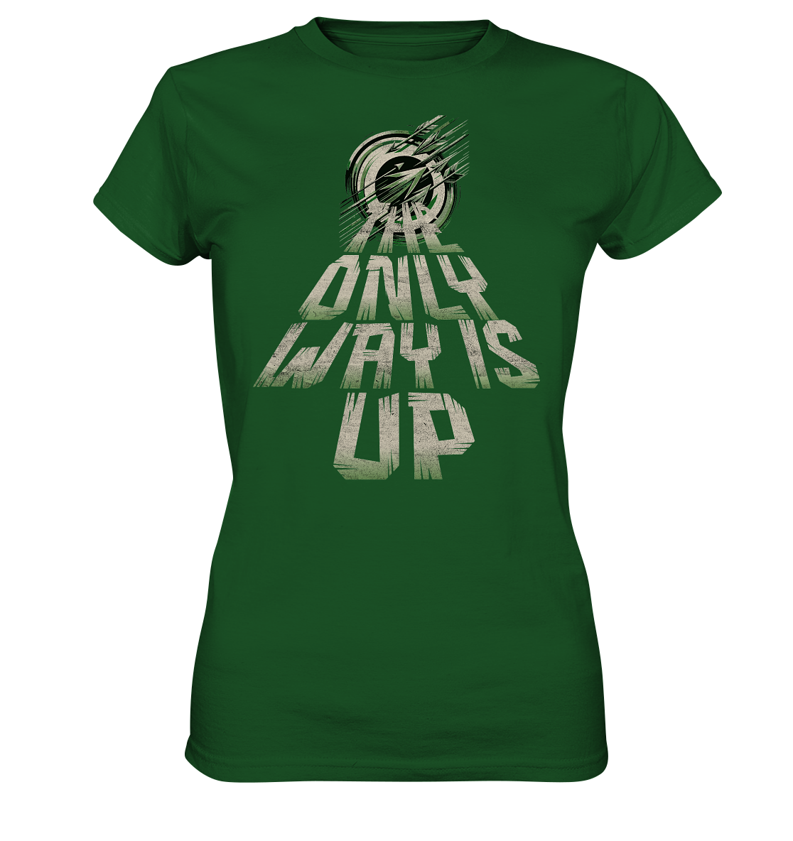 The only way is up - Womens Premium Classic T-Shirt