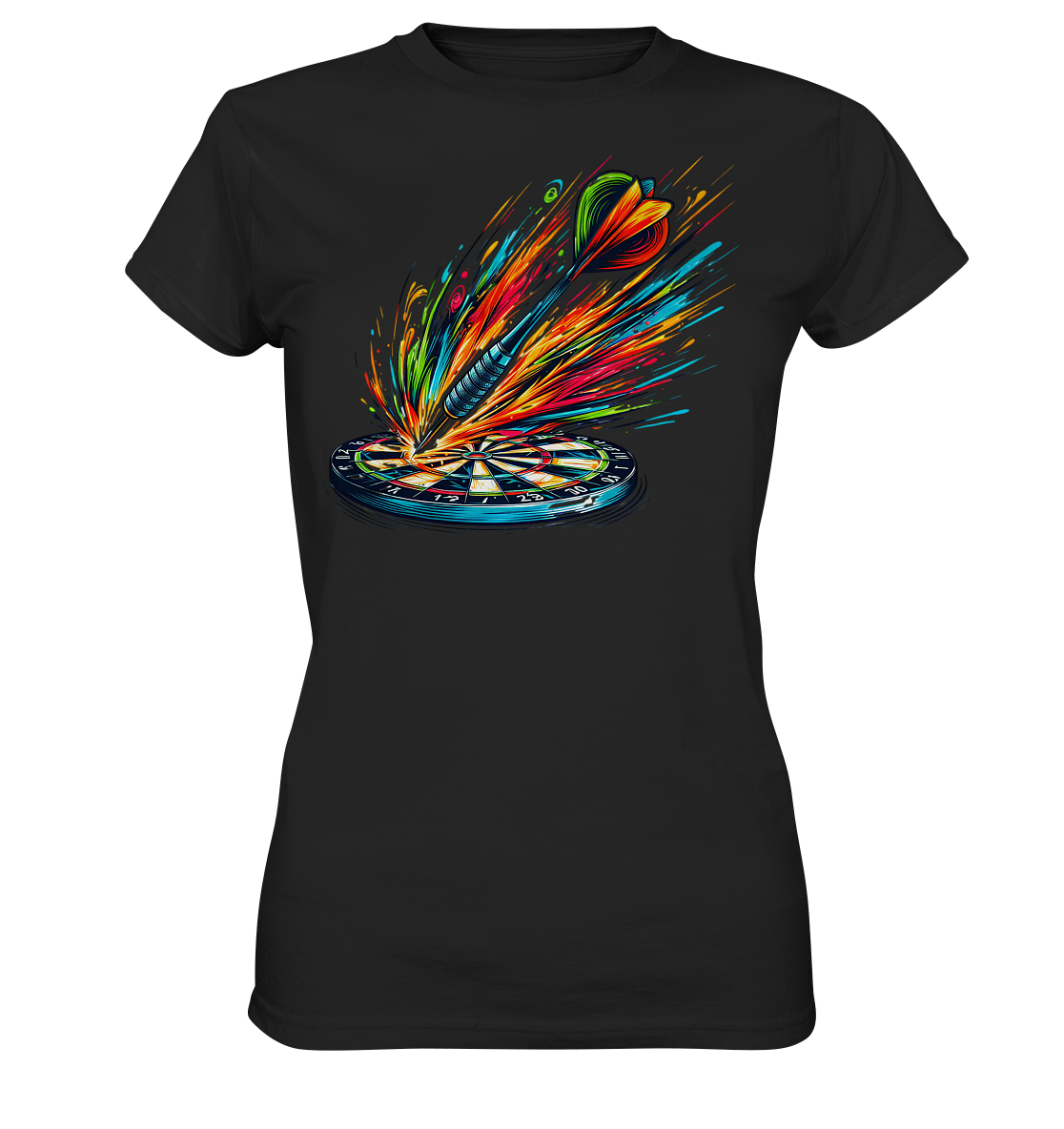 Darts Splash - Womens Premium Classic T-Shirt