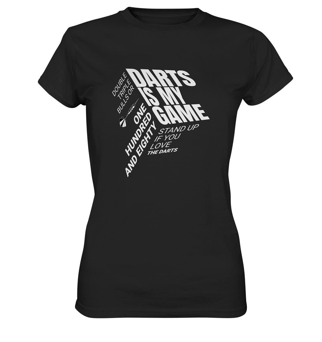 Darts Cube - Womens Premium Classic T-Shirt