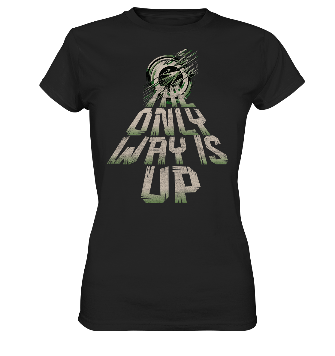 The only way is up - Womens Premium Classic T-Shirt