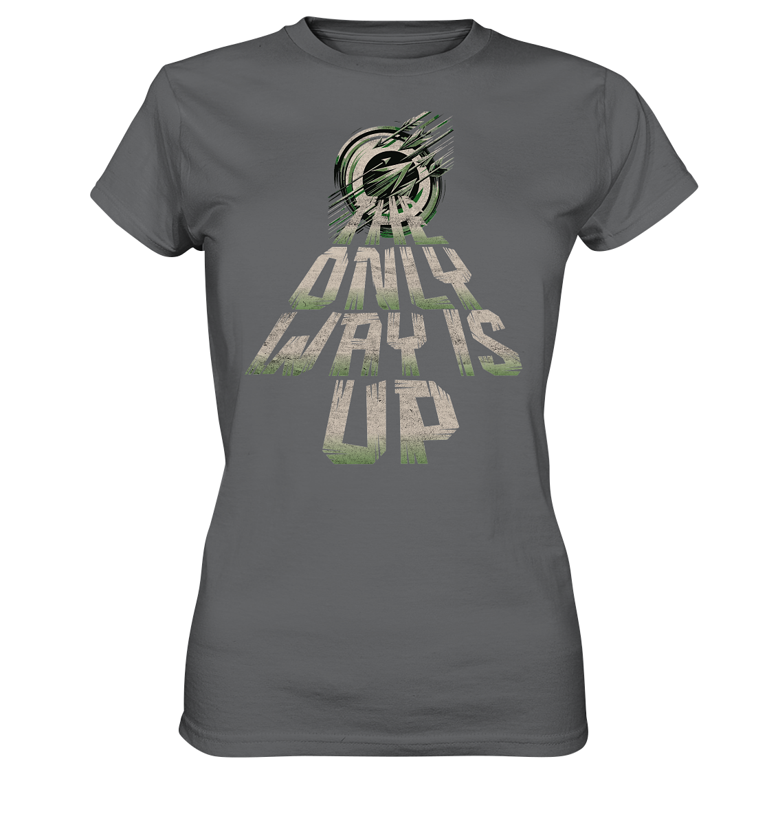 The only way is up - Womens Premium Classic T-Shirt