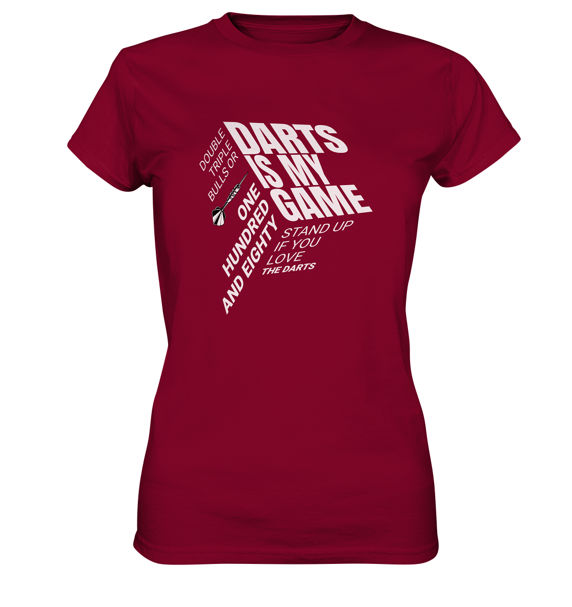 Darts Cube - Womens Premium Classic T-Shirt