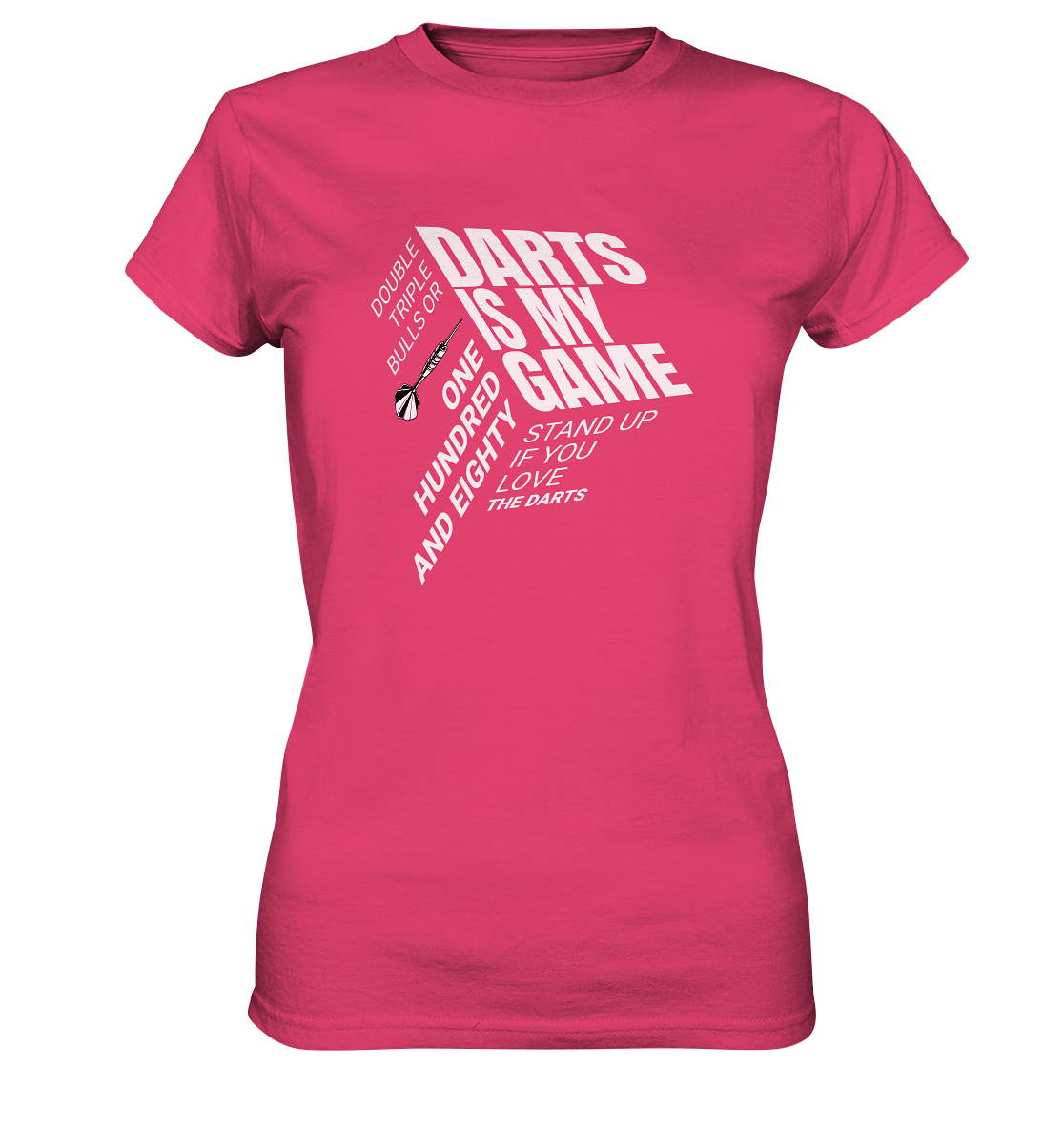 Darts Cube - Womens Premium Classic T-Shirt