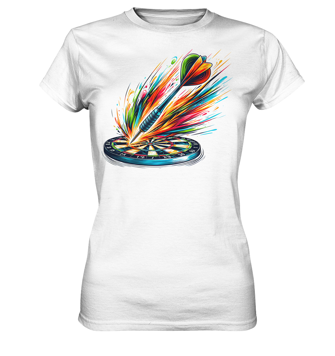 Darts Splash - Womens Premium Classic T-Shirt