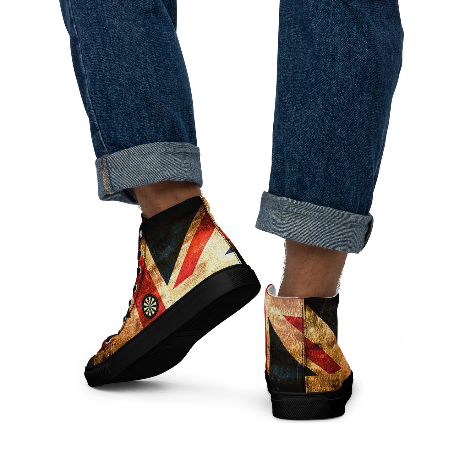Top Leinenschuhe, Sneaker, Chucks Dartsschuhe für Herren "rusty Union Jack""