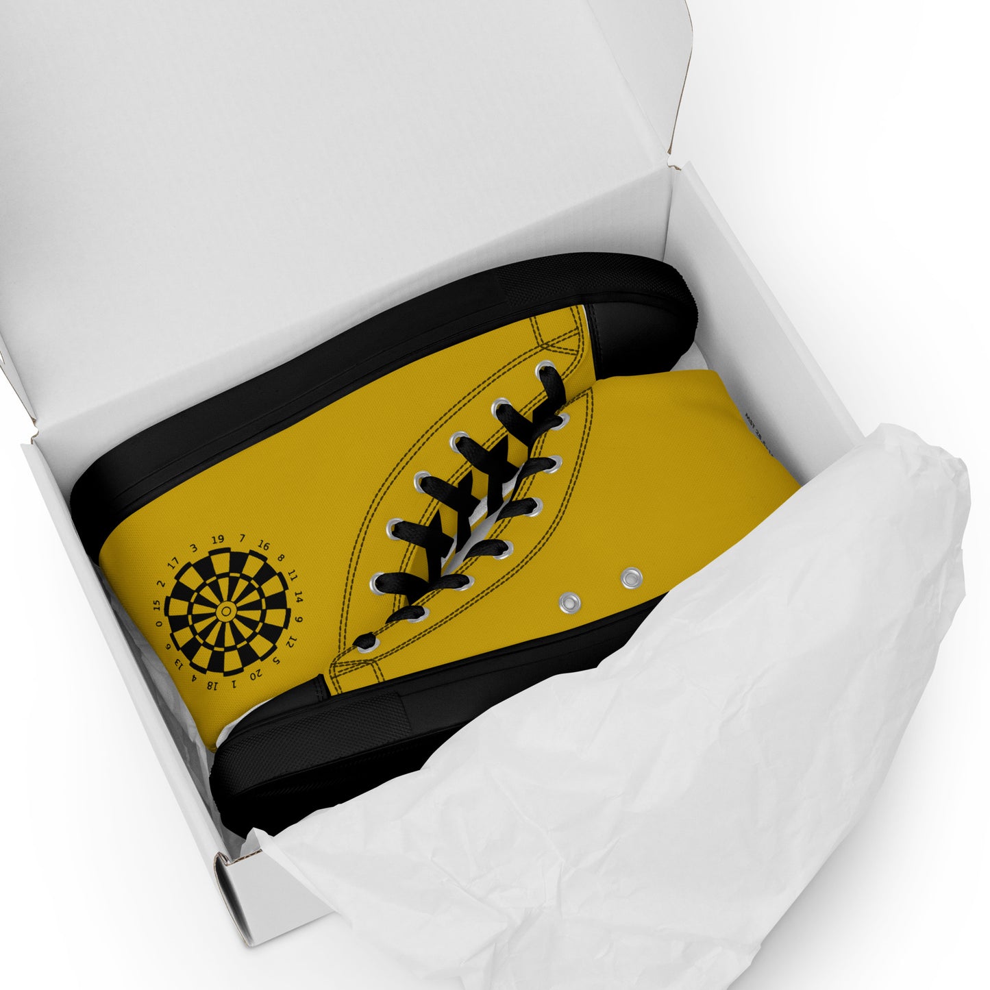 Top Leinenschuhe, Sneaker, Chucks Dartsschuhe für Herren "yellow"