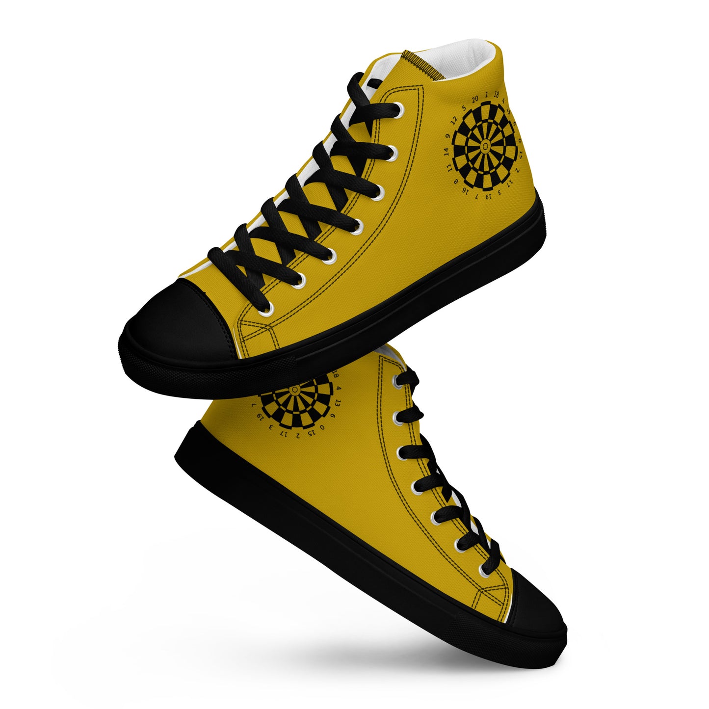 Top Leinenschuhe, Sneaker, Chucks Dartsschuhe für Herren "yellow"
