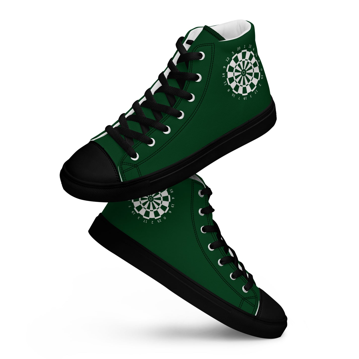 Top Leinenschuhe, Sneaker, Chucks Dartsschuhe für Herren "green"