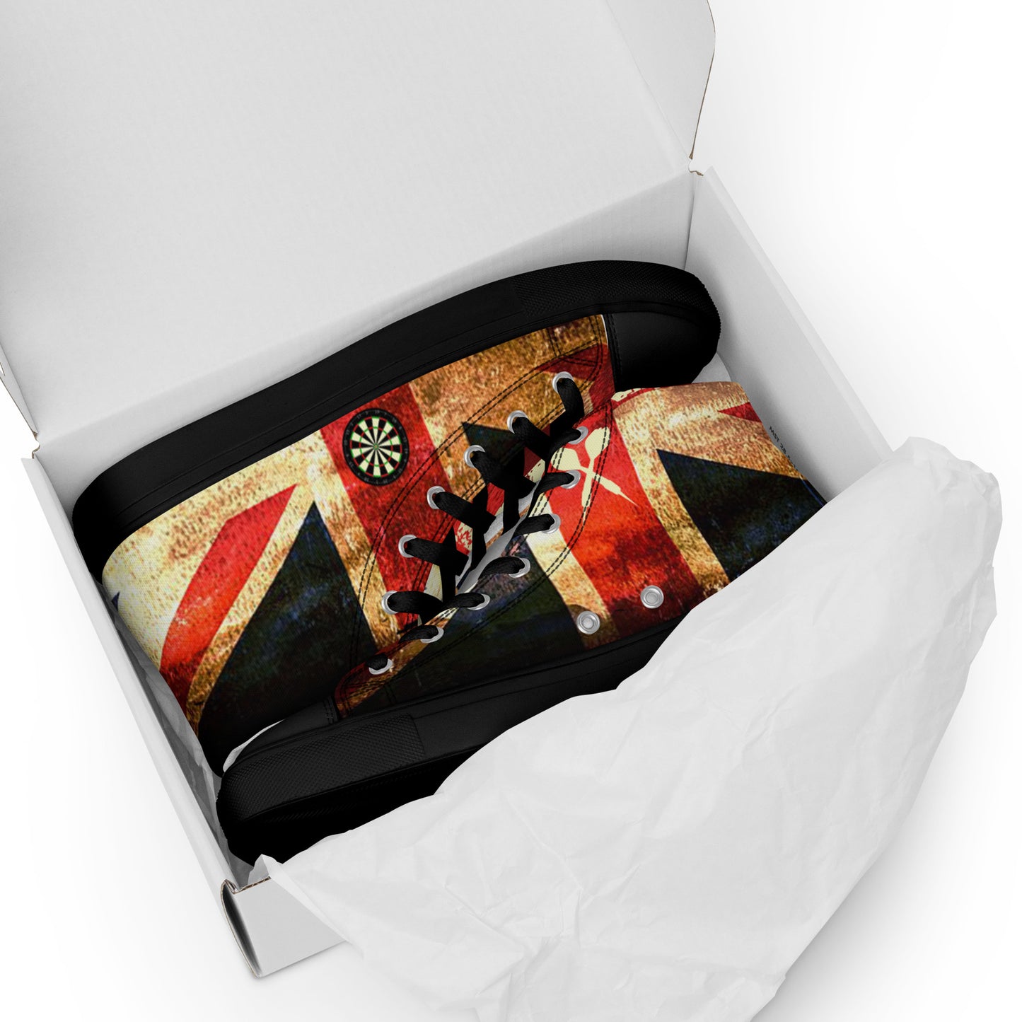Top Leinenschuhe, Sneaker, Chucks Dartsschuhe für Herren "rusty Union Jack""