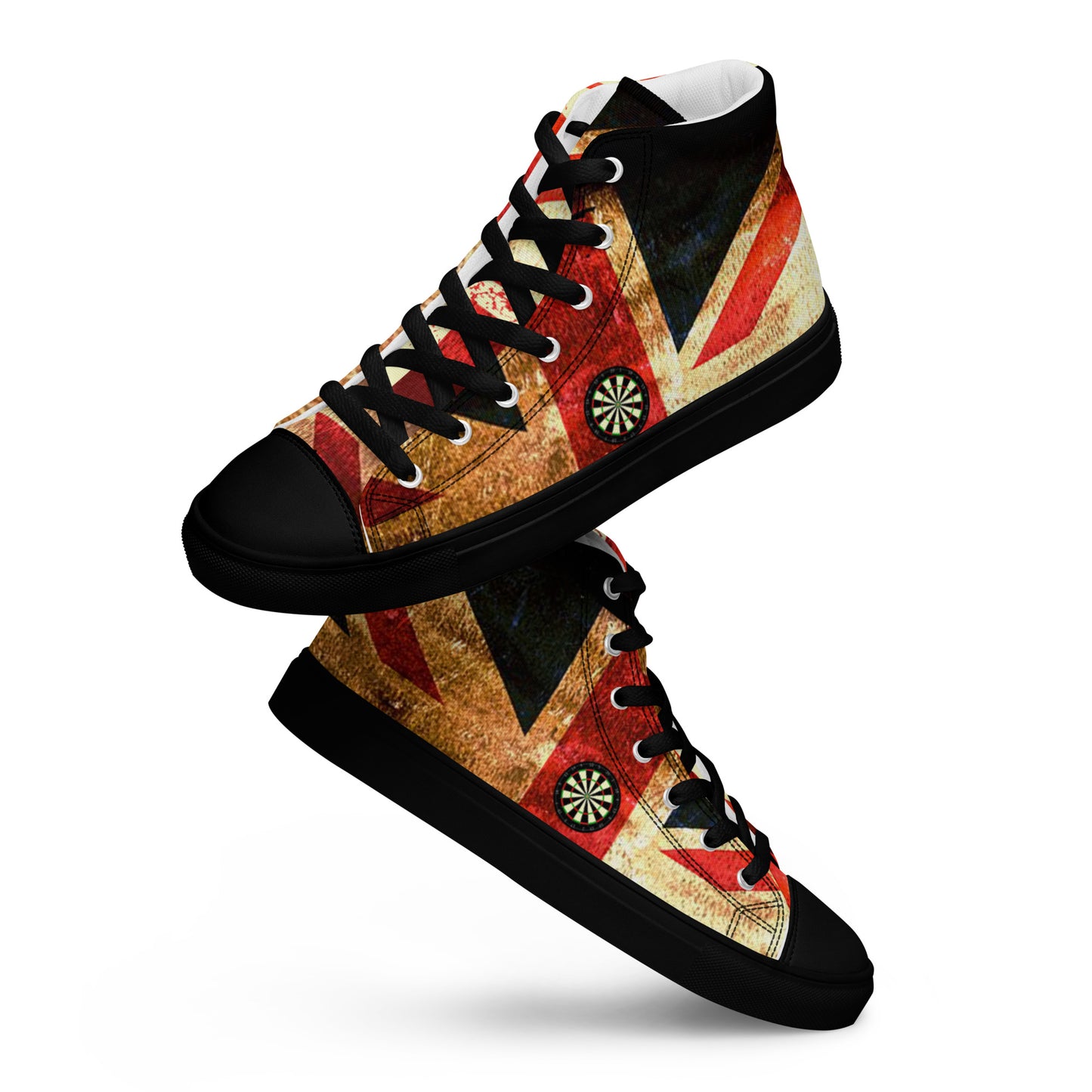 Top Leinenschuhe, Sneaker, Chucks Dartsschuhe für Herren "rusty Union Jack""
