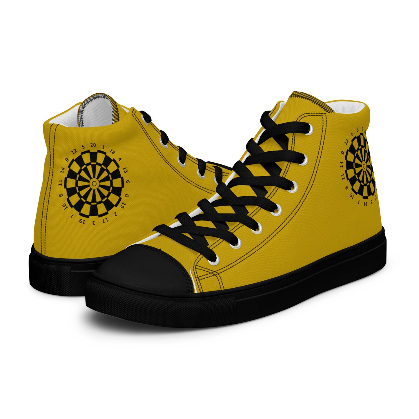 Top Leinenschuhe, Sneaker, Chucks Dartsschuhe für Herren "yellow"