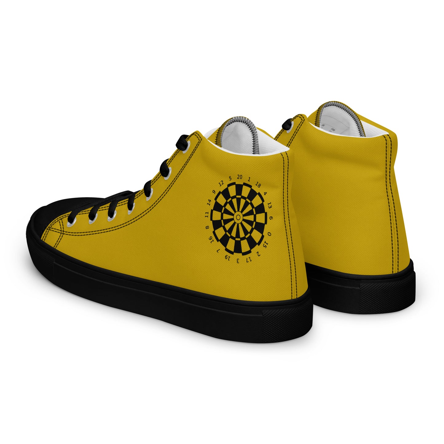 Top Leinenschuhe, Sneaker, Chucks Dartsschuhe für Herren "yellow"