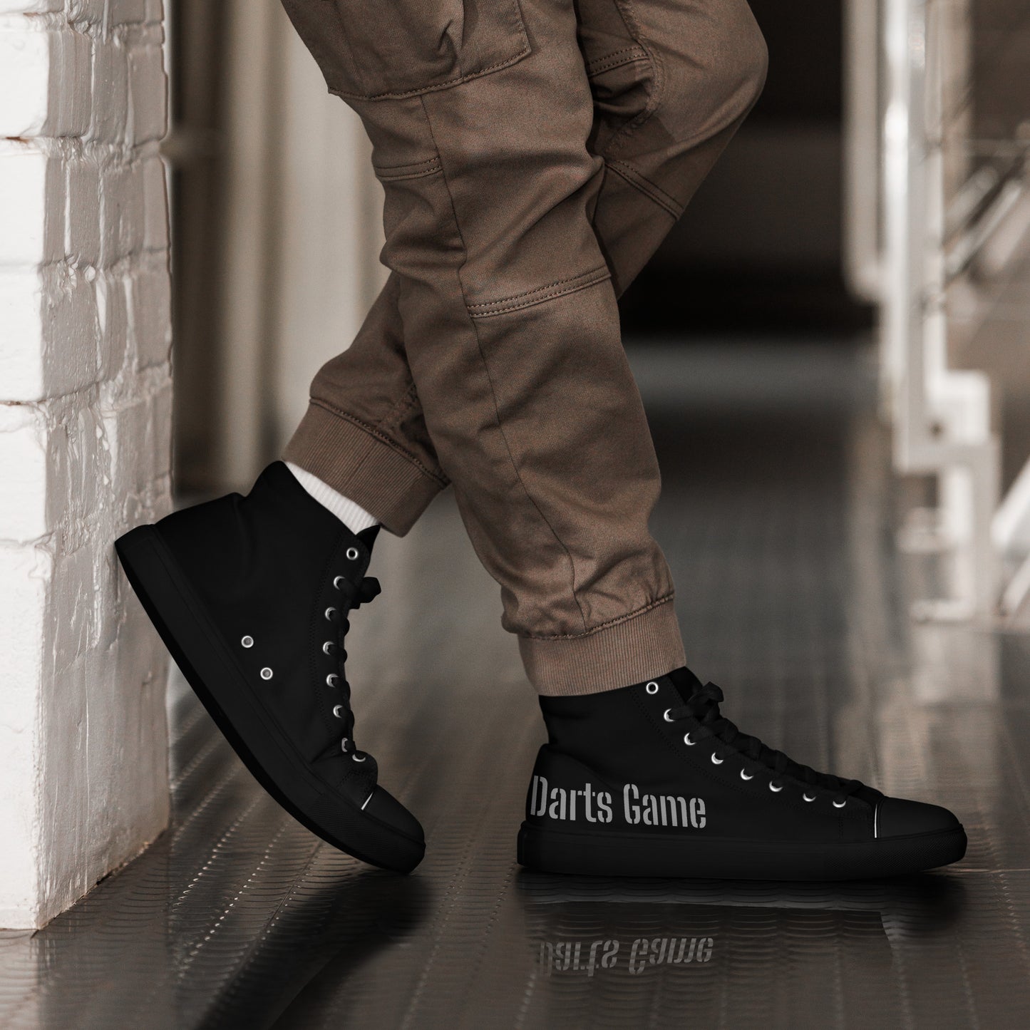 Top Leinenschuhe, Sneaker, Chucks Dartsschuhe für Herren "Darts Game"