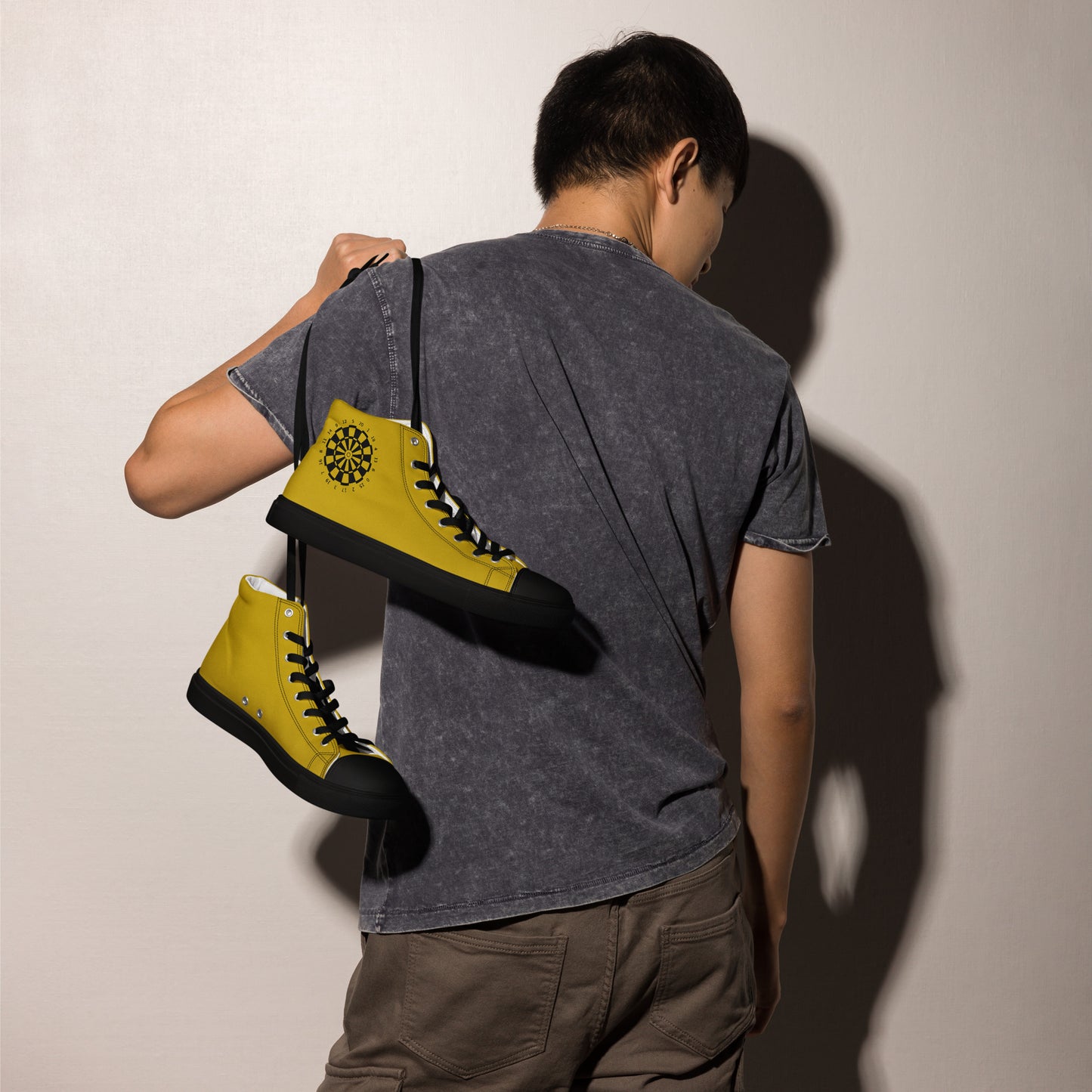 Top Leinenschuhe, Sneaker, Chucks Dartsschuhe für Herren "yellow"