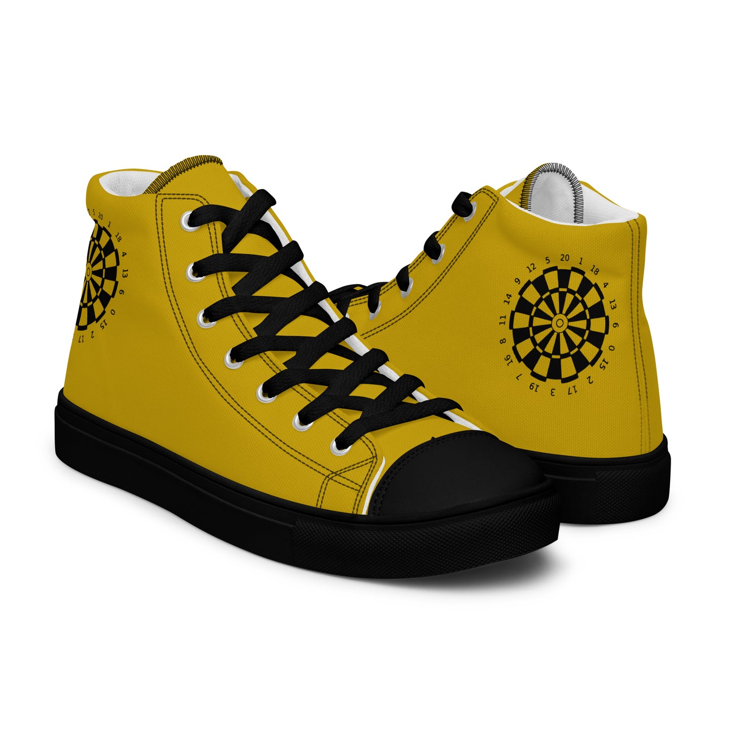 Top Leinenschuhe, Sneaker, Chucks Dartsschuhe für Herren "yellow"