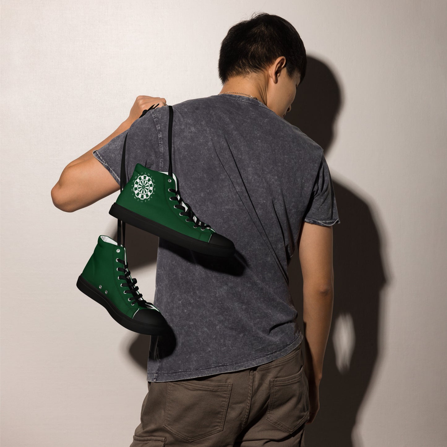 Top Leinenschuhe, Sneaker, Chucks Dartsschuhe für Herren "green"