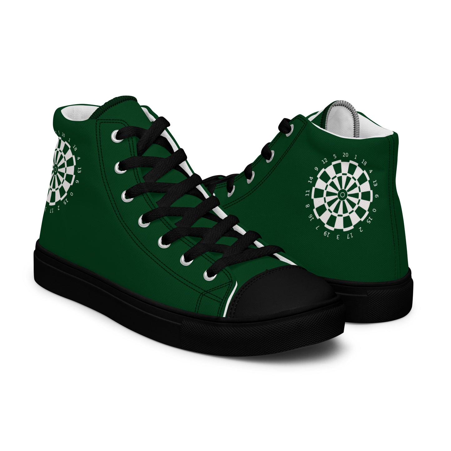Top Leinenschuhe, Sneaker, Chucks Dartsschuhe für Herren "green"