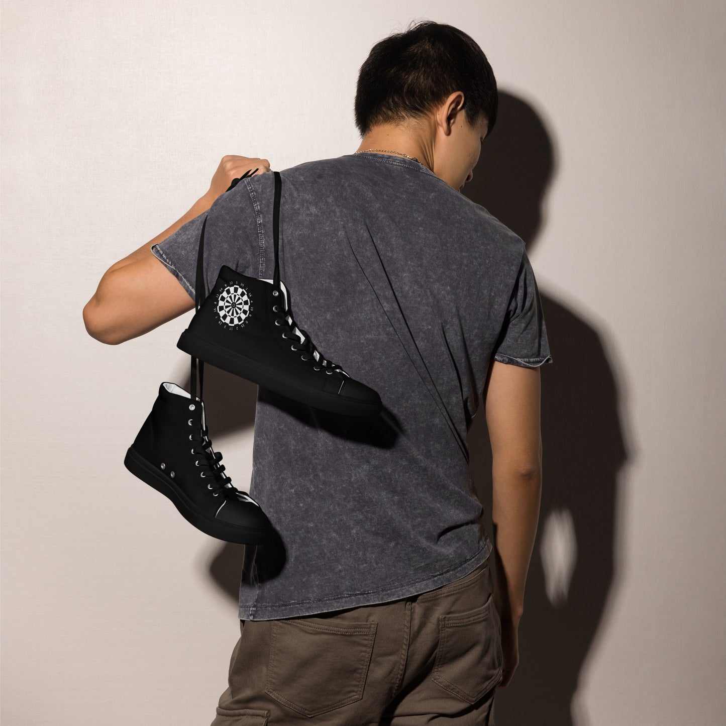 Top Leinenschuhe, Sneaker, Chucks Dartsschuhe für Herren "black"