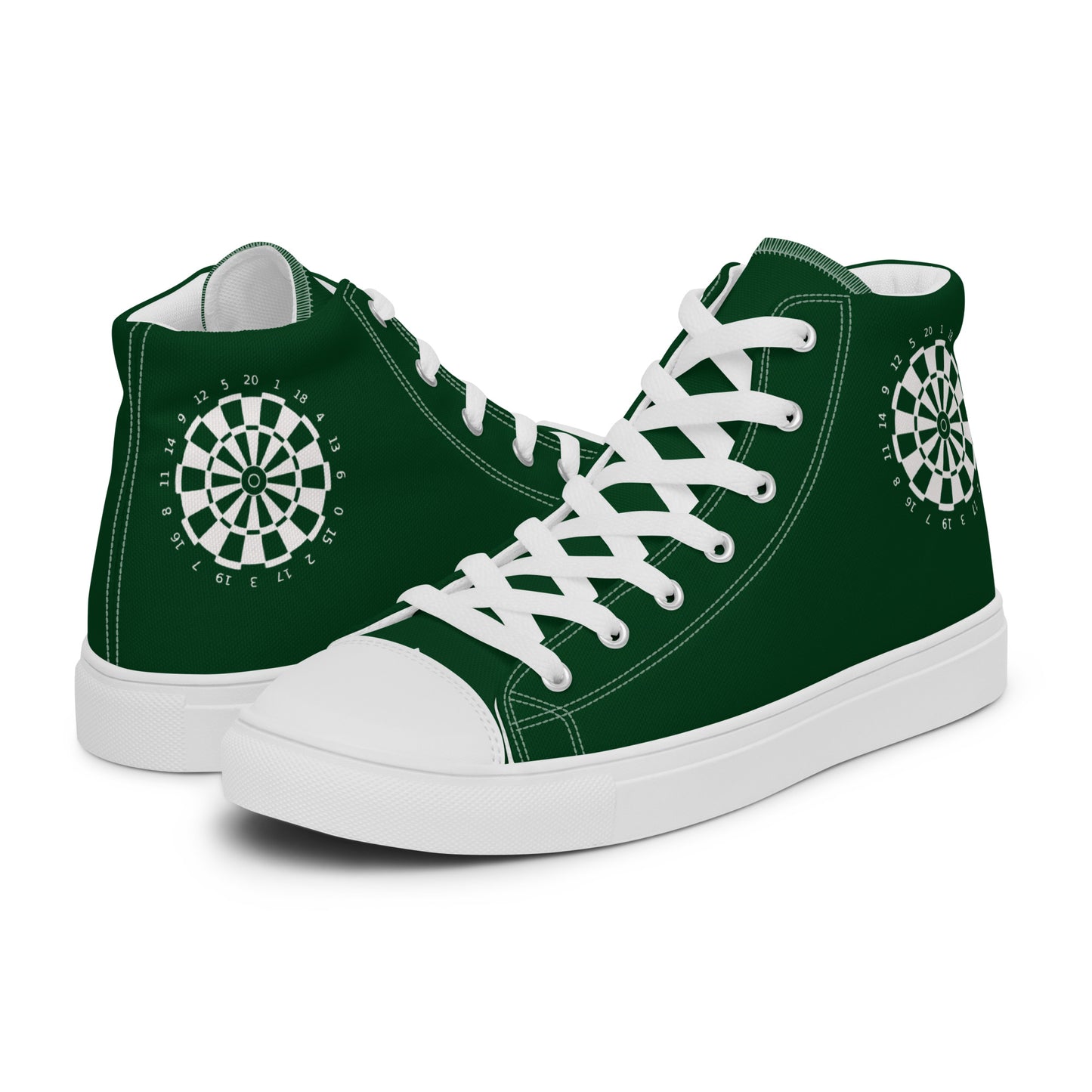 Top Leinenschuhe, Sneaker, Chucks Dartsschuhe für Herren "green"