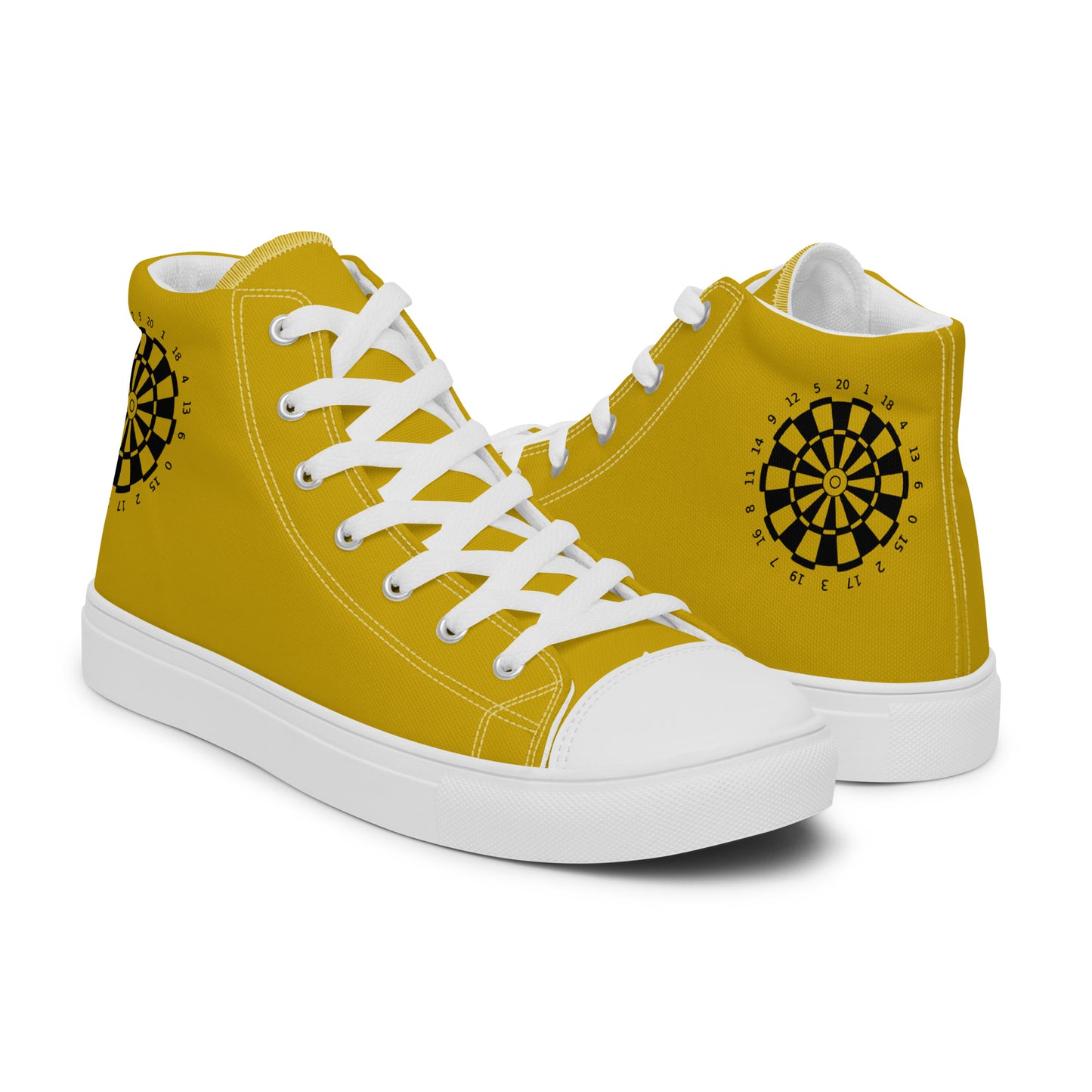 Top Leinenschuhe, Sneaker, Chucks Dartsschuhe für Herren "yellow"