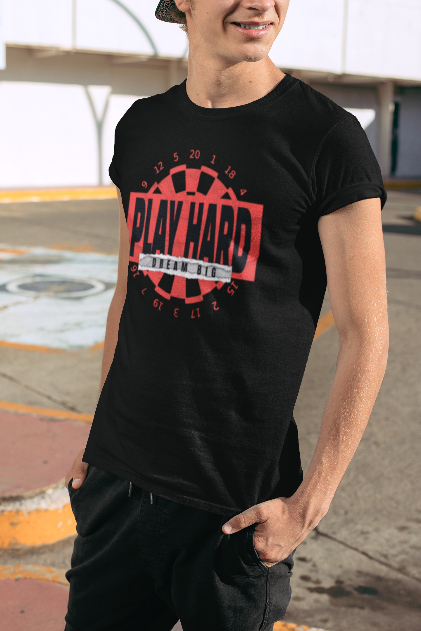 PLAY HARD DREAM BIG - Premium Shirt