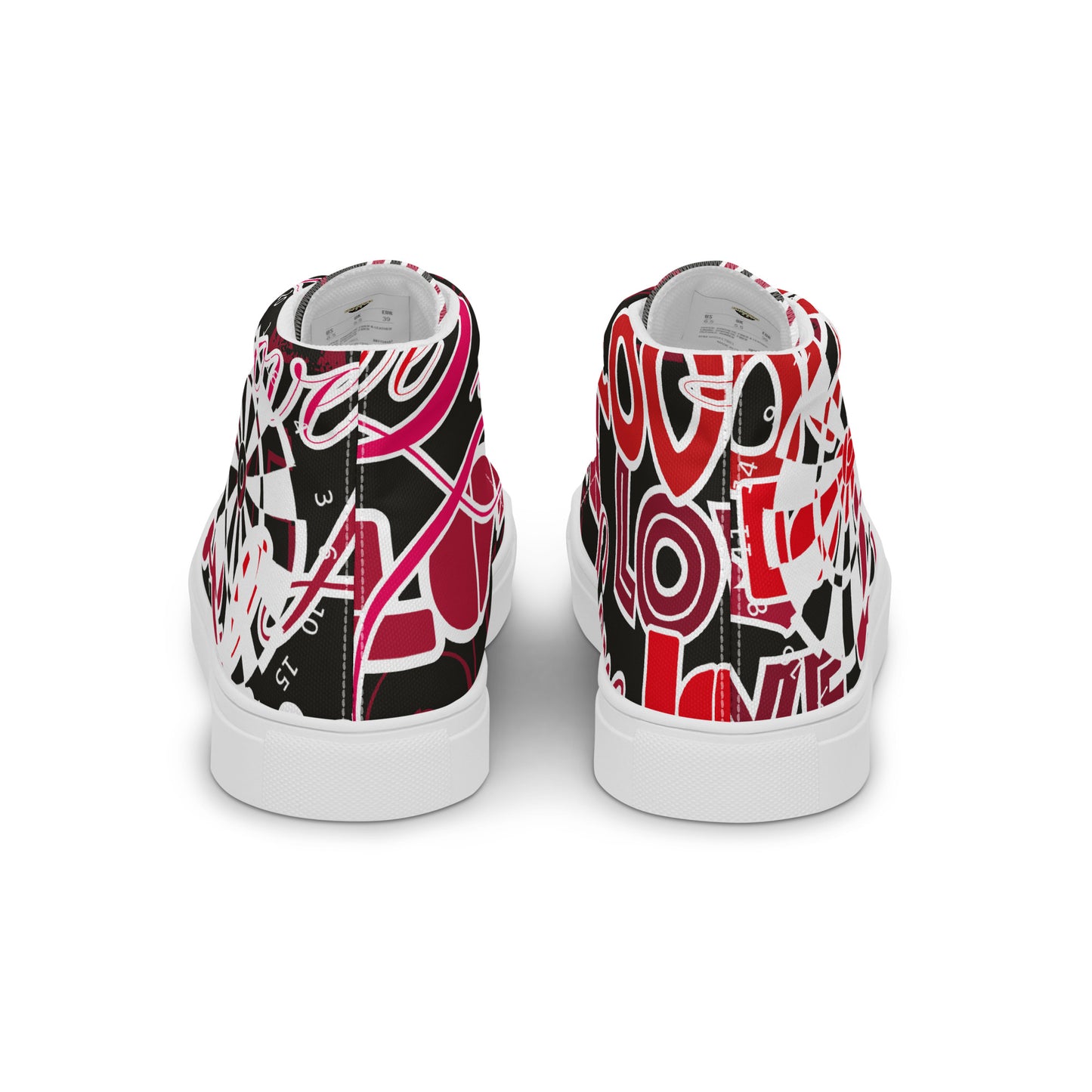Top Leinenschuhe, Sneaker, Chucks Dartsschuhe für Damen "Love"