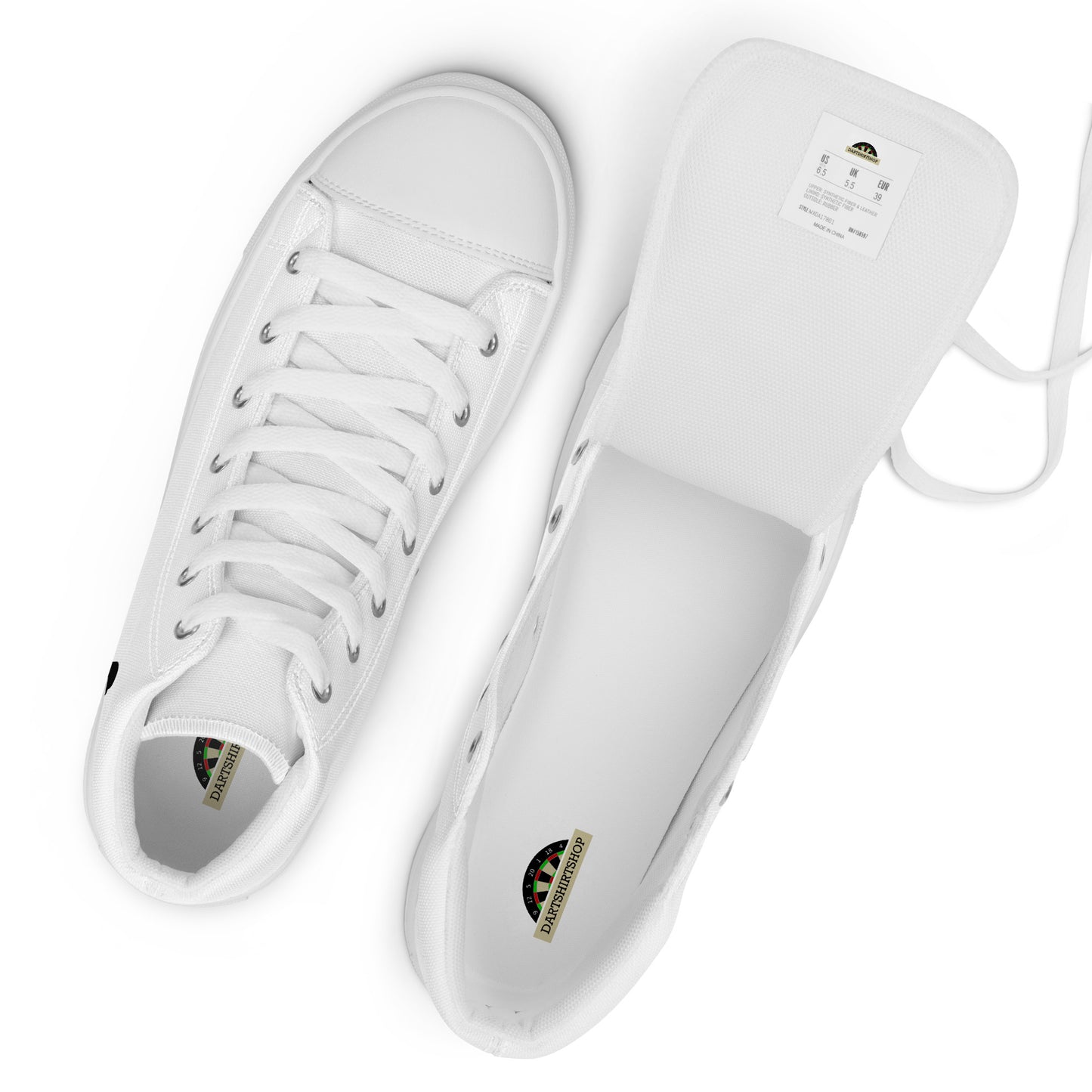 Top Leinenschuhe, Sneaker, Chucks Dartsschuhe für Damen "Black Arrows""