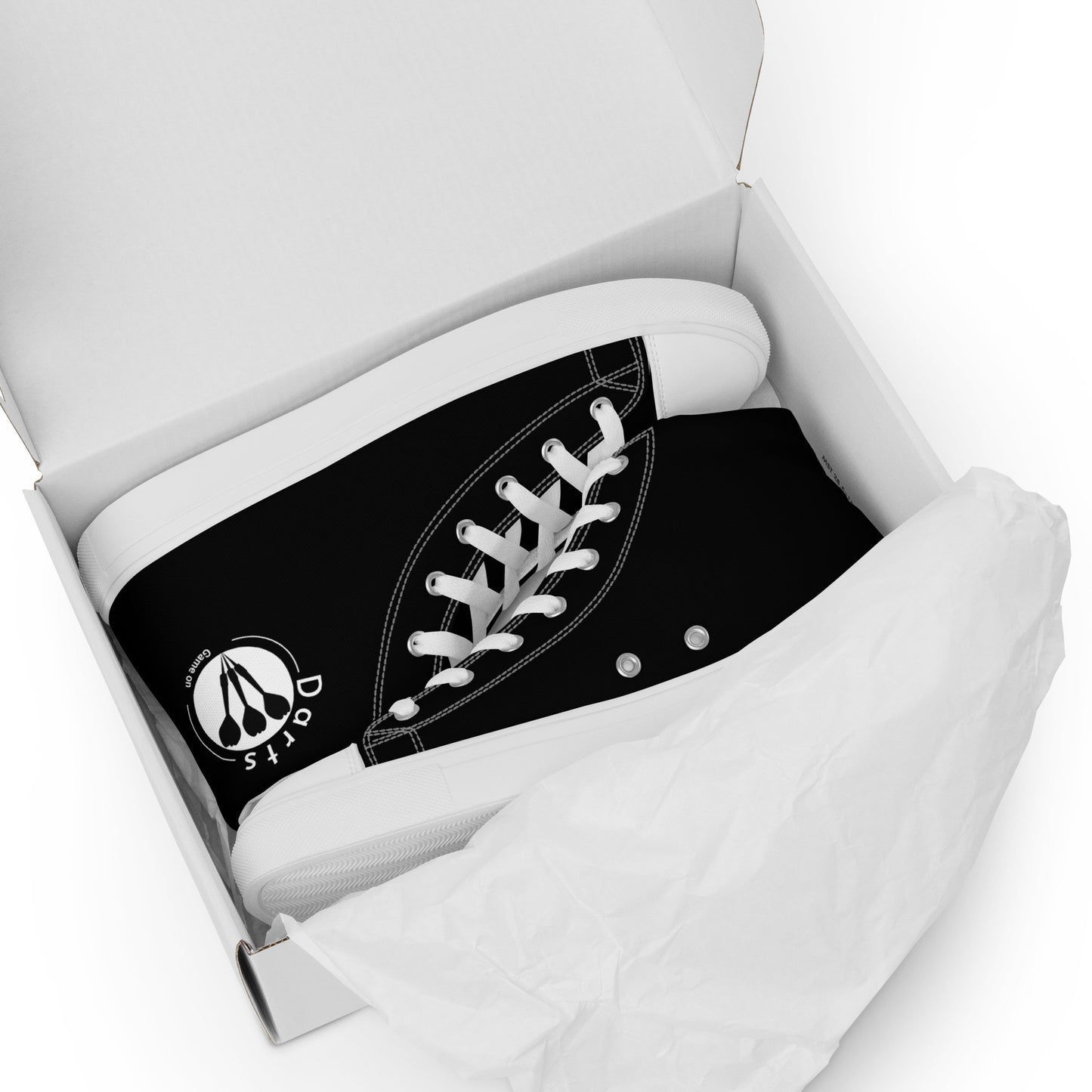 Top Leinenschuhe, Sneaker, Chucks Dartsschuhe für Damen "Black Edition"
