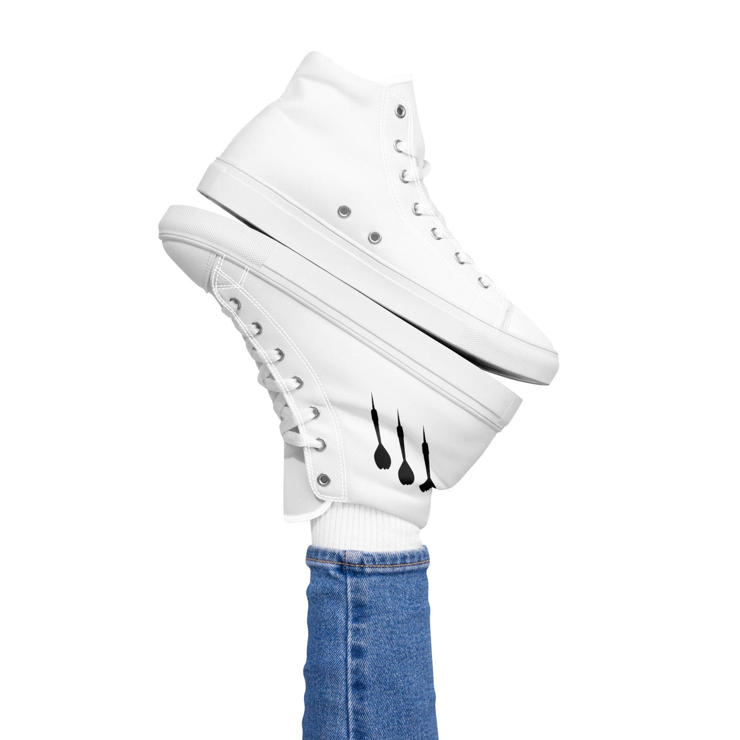 Top Leinenschuhe, Sneaker, Chucks Dartsschuhe für Damen "Black Arrows""