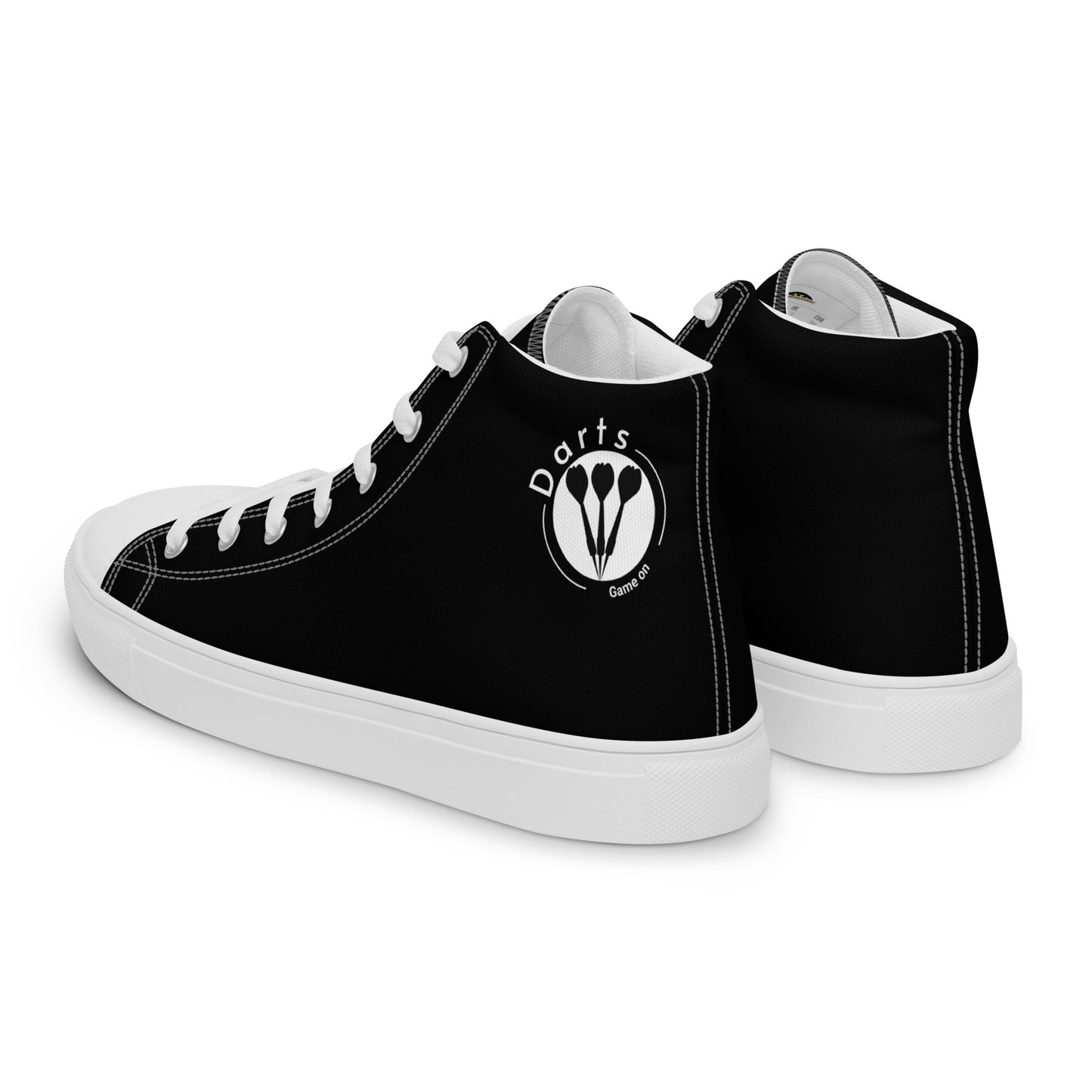 Top Leinenschuhe, Sneaker, Chucks Dartsschuhe für Damen "Black Edition"