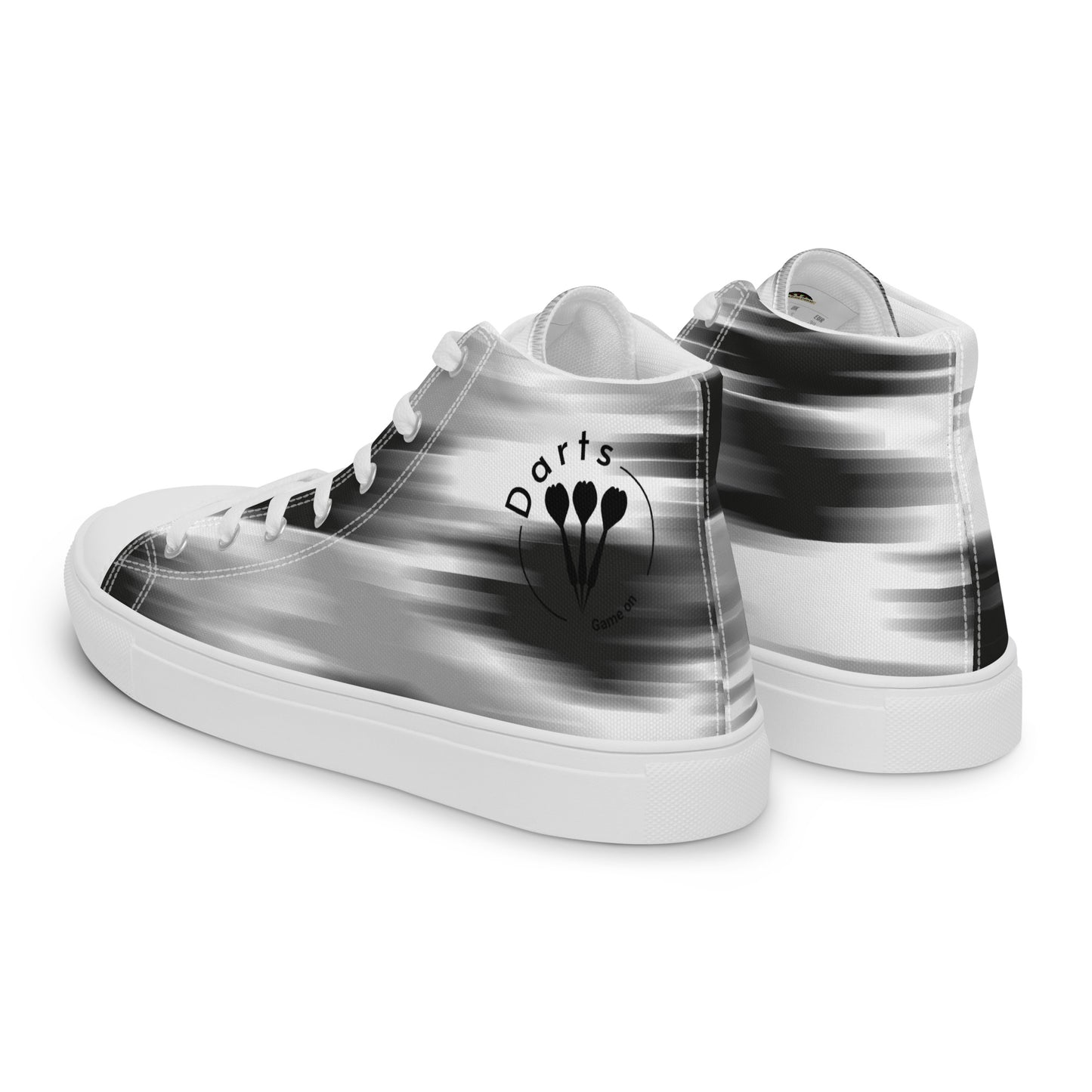 Top Leinenschuhe, Sneaker, Chucks Dartsschuhe für Damen "Black & white"