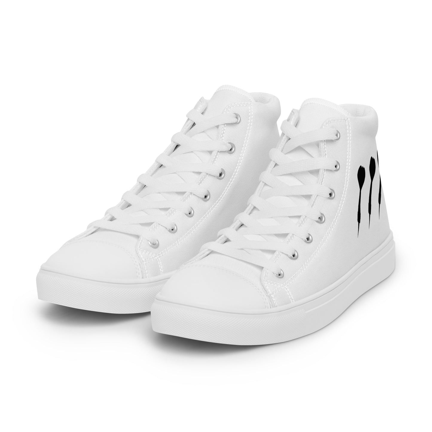 Top Leinenschuhe, Sneaker, Chucks Dartsschuhe für Damen "Black Arrows""