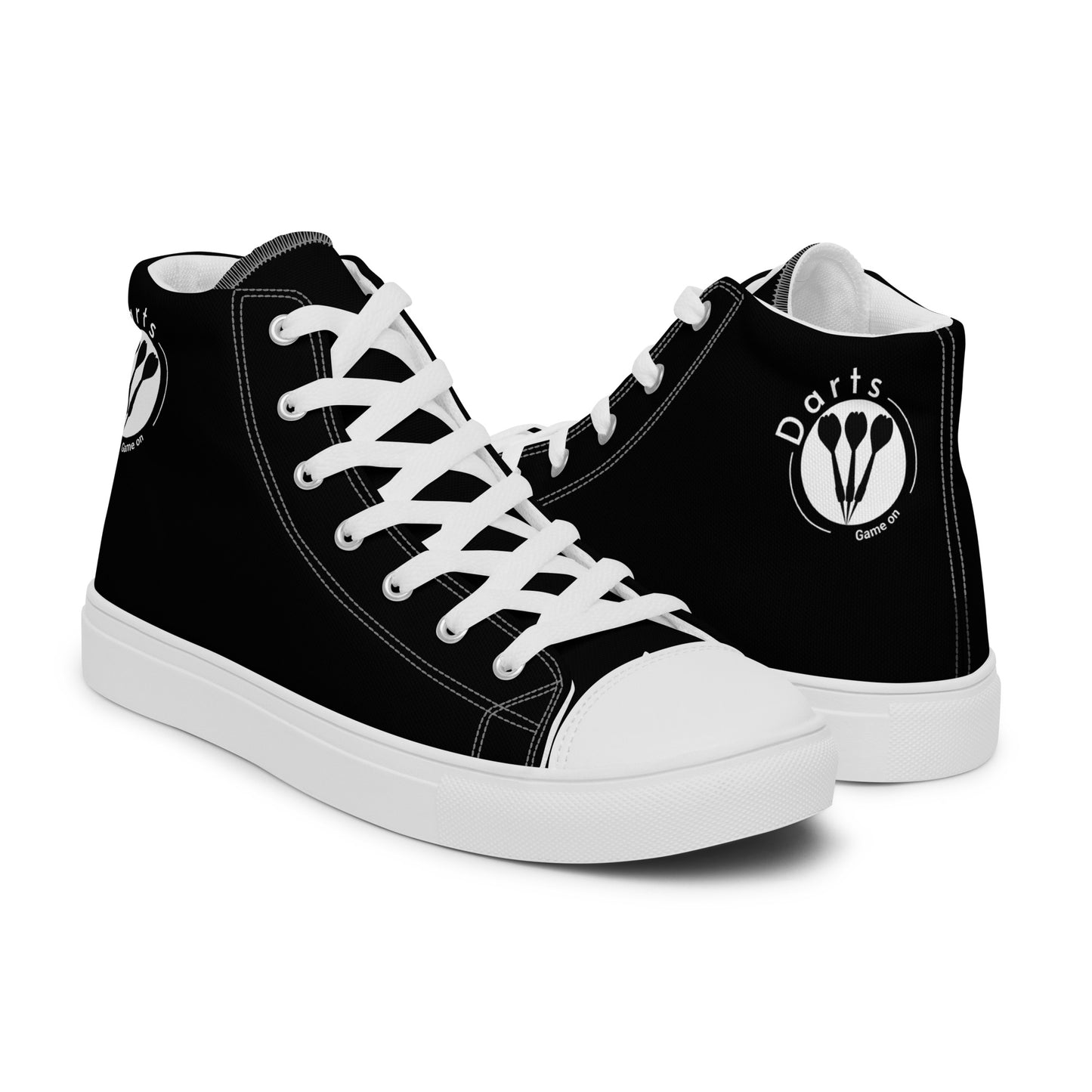Top Leinenschuhe, Sneaker, Chucks Dartsschuhe für Damen "Black Edition"