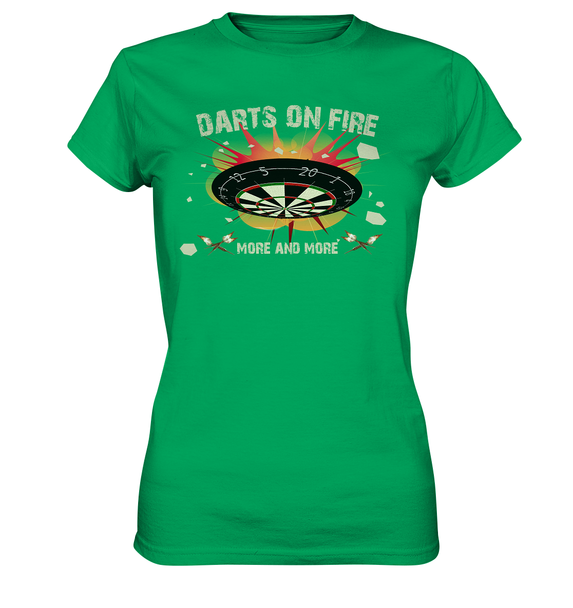 "Darts on fire" - Ladies Premium Shirt